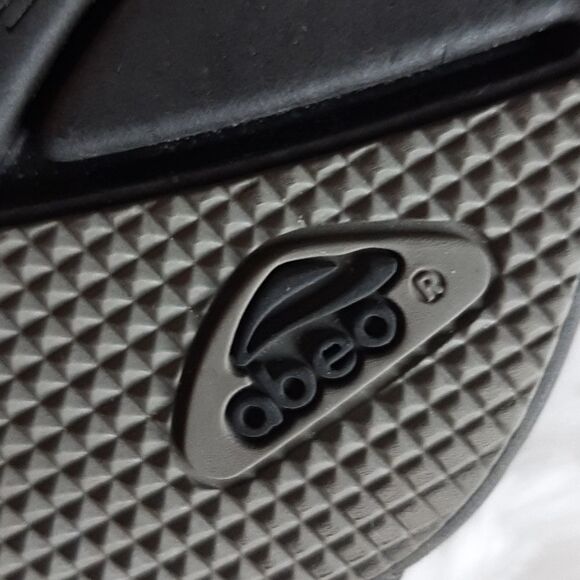 Abeo Bio System Womans Mystic Leather Gray Platform Beaded Sandals 8N - Picture 11 of 12